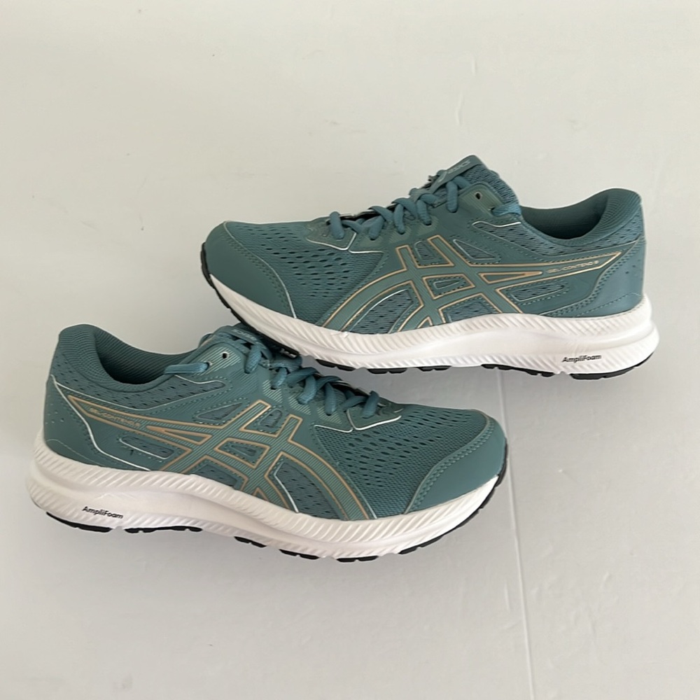 Like-New Asics Gel-Contend Sneaker in FoggyTeal/Ocean Haze